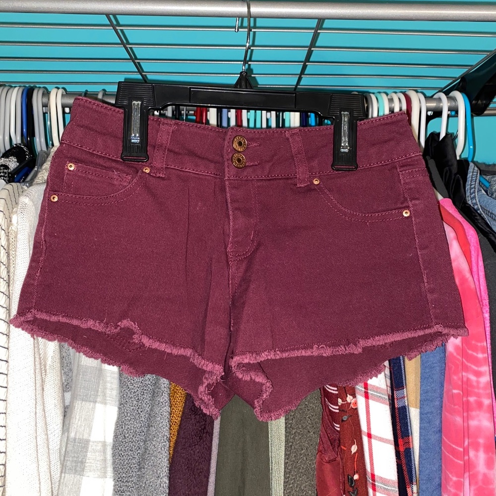 Maroon shorts